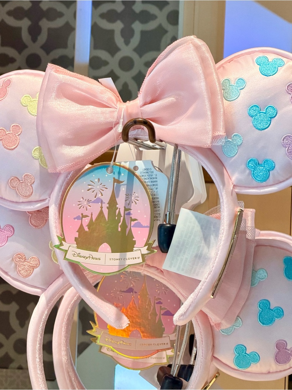 NWT Disney Parks Stoney Clover Lane Rainbow Ears